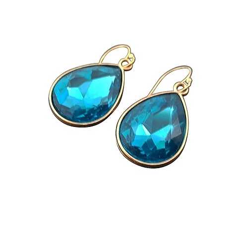 3 月の誕生石イヤリング - 14K ゴールドフィルド アクアマリン クリスタル ティアドロップ イヤリング - 彼女へのギフト CY Design Studio March Birthstone Earrings - 14k Gold Filled Aquamarine Crystal Teardrop Earrings - Gift for Her 3 月の誕生石イヤリング - 14K ゴールドフィルド アクアマリン クリスタル ティアドロップ イヤリング - 彼女へのギフト CY Design Studio March Birthstone Earrings - 14k Gold Filled Aquamarine Crystal Teardrop Earrings - Gift for Her
