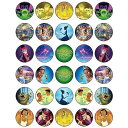 My Smart Choice 30 x Edible Cupcake Toppers Enchanted Princess and Frog Party Collection of Edible Cake Decorations Edible Wafer Sheet
