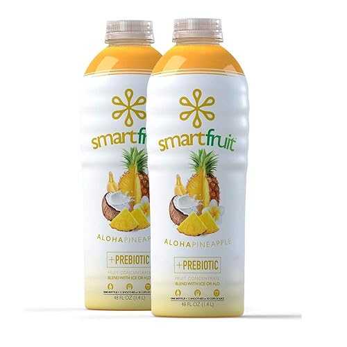 Smartfruit Aloha Pineapple + Prebiotic, 100% Real Fruit Purée, Non-GMO, No Additives, Vegan - 48 Fl. Oz - 2 Pack Smartfruit Aloha Pineapple + Prebiotic, 100% Real Fruit Pur e, Non-GMO, No Additives, Vegan - 48