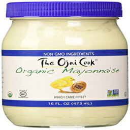 Ojai Cookオーガニックマヨネーズとケージフリーの卵、16オンス Ojai Cook Organic Mayonnaise with Cage-Free Eggs, 16 Ounce