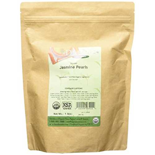 Davidson's Tea Bulk、ハーブ＆スパイス ジャスミン パール ティー、16 オンス バッグ Davidson's Tea ..