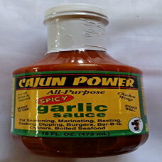 ケイジャンパワー万能スパイシーガーリックソース 16オンス Cajun Power All-Purpose Spicy Garlic Sauce 16 ounce