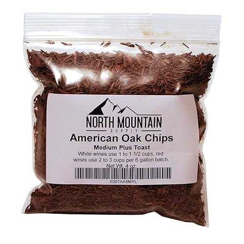 ノースマウンテンサプライ アメリカンオークチップス (ミディアムプラストースト、4オンス) North Mountain Supply American Oak Chips (Medium Plus Toast, 4 Ounce)