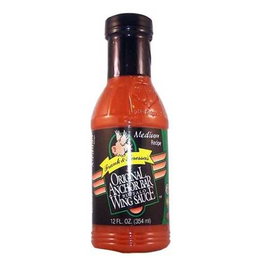 Anchor Bar Frank & Teressa's Original Buffalo Wing Sauce Medium Recipe 12oz