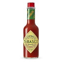 TABASCO Brand Cayenne Garlic Pepper Hot Sauce, Mild Heat, Glass Bottle, Smoky & ...