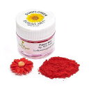 Sunflower Sugar Art Poppy Red Petal Dust Bright Red Matte Powder Premium Decoration Dust for Cake Accessories Sugar Fondant Powder DIY Crafting Non-Toxic Pigmento Rojo 4 Grams