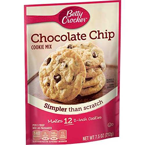 ベティ クロッカー クッキー ミックス チョコレートチップ スナック サイズ クッキー 12 枚分 7.5 オンス ポーチ Betty Crocker Cookie Mix Chocolate Chip Snack Size Makes 12 Cookies 7.5 oz Pouch