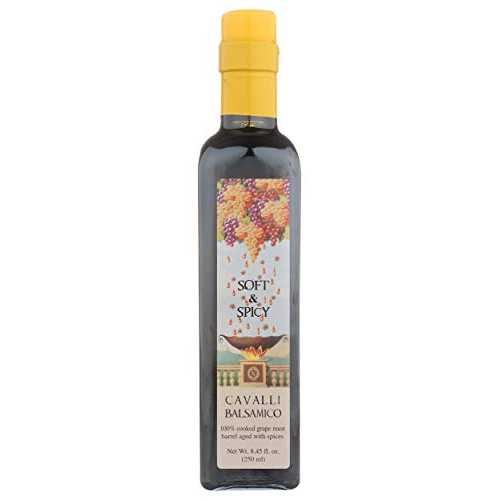 Cavalli, ソフト&スパイシーバルサミコ酢、8.45液量オンス Cavalli, Soft & Spicy Balsamic Vinegar, 8..
