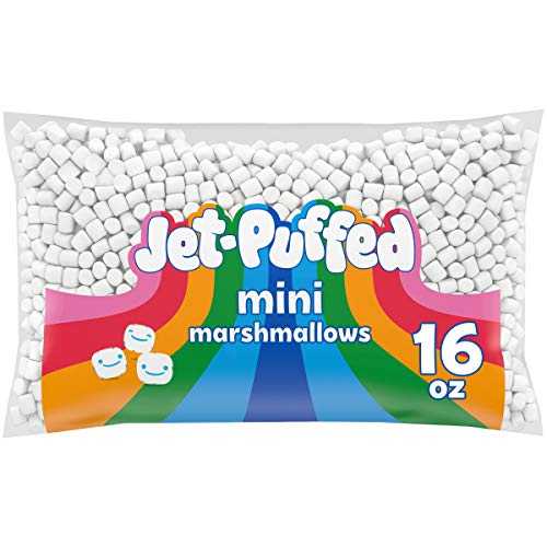 ジェットパフ ミニマシュマロ (16 オンス袋、12 個パック) KraftHeinz Jet-Puffed Mini Marshmallows (16 oz Bags, Pack of 12)