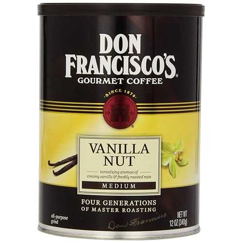 Don Francisco's Vanilla Nut Flavored Ground Coffee, 100% Arabica (12-ounce can)