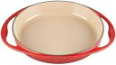 ル・クルーゼ ホーロー鋳鉄タタン皿、2クォート、スリーズ Le Creuset Enameled Cast Iron Tatin Dish, 2 qt., Ce...