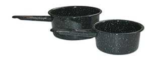 ־ƫ諒ѥ󥻥åȡ1Ȥ2 Granite Ware Saucepan Set, 1-Quart and 2-Q...