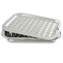 Norpro 274 ステンレススチール グリル/ローストパンセット、17 インチ、シルバー Norpro 274 Stainless Steel Broil/...