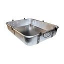 Winware アルミニウム ロースト パン 18 インチ x 24 インチ x 4-1/2 インチ ラグ付き Winco Winware Aluminum R...