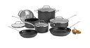 クイジナート シェフズ クラシック ノンスティック ハードアルマイト加工 調理器具 11点セット ブラック Cuisinart Chef's Classic N...