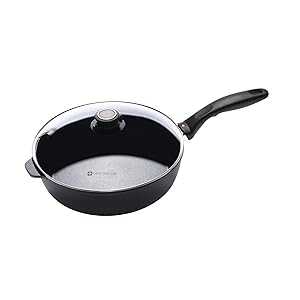 Swiss Diamond 3.8 Quart, 10.25 Inch Saute Pan HD Nonstick Diamond Coat...
