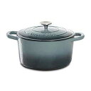 Crock Pot 69140.02 Artisan 5 Quart Enameled Cast Iron Round Dutch Oven, Slate Gr...