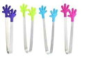 Swity Home マフィン、パンケーキ、クッキー、チョコレート用ミニシリコンハンドシェイプトング 4 個パック Swity Home 4 Pack Mini Silicone Hand Shape Tongs For Muffins, Pancakes, Cookies, Chocolate