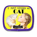I Just Kissed My Cat Mints – 猫好きへの面白いギフト – Crazy Cat Lady Gifts – 面白いミント缶 – 猫好きのためのストッキング詰め物 – Gears Out のウィンターグリーン ミント I Just Kissed My Cat Mints Funny Gift for Cat Lover