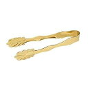 エレガンス 86244 アイストング ゴールド Elegance 86244 Ice Tong, Gold