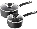 Utopia Kitchen Nonstick Saucepan Set with Lid - 1 Quart and 2 Quart Multipurpose...