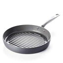 GreenPan CC002291-001 チャタム ラウンド グリルパン 11 フィート グレー GreenPan CC002291-001 Chatham Round Grill Pan, 11', Grey