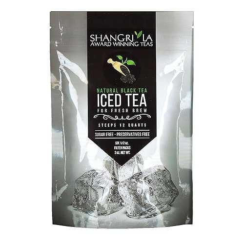Glomarket㤨Shangri-La Tea Company Iced Tea Bags, Black Tea, Unsweetened and All Natural, Brews 2 Quarts Per Tea Bag, (6 Count (5050פβǤʤ7,120ߤˤʤޤ