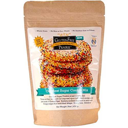 グルテンフリープレーリー 当社の最高のシュガークッキーミックス、グルテンフリー純度プロトコル認定、非遺伝子組み換え、16オンス Gluten Free Prairie Gluten-Free Prairie Our Best Sugar Cookie Mix, Certified Gluten Free Purity Protocol, Non-GM