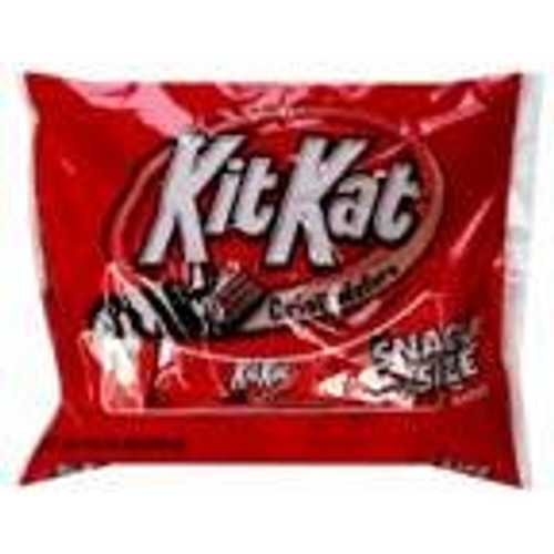 Kit Kat Crisp Wafers in Milk Chocolate, Snack Size, 10.78-Ounce bag (Pack of 24)