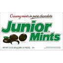 Tootsie Junior Mints - Chocolate Mints - Chocolate Covered Soft Peppermint Candy - 3.5 oz. - Movie Theater Box (Pack of 1)