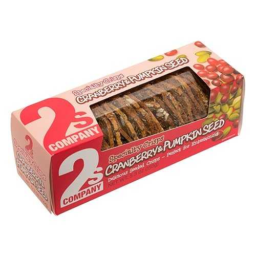 2s COMPANY クランベリーとパンプキンシードクリスプ、5.3オンス 2'S COMPANY 2s COMPANY Cranberry an..