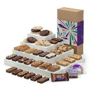 Fairytale Brownies Celebration Ultimate Blondie, Sprite & Cookie Comb Individually Wrapped Gourmet Chocolate Food Gift Basket - 3 Inch x 1.5 Inch Snack-Size Brownies Plus Blondie Bars and Cookies - 36 Pieces - Item LG
