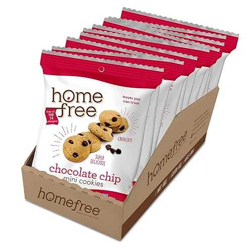 Homefree Treats You Can Trust Gluten Free Mini Cookies, Single Serve, Chocolate Chip, 1.1 Ounce ..