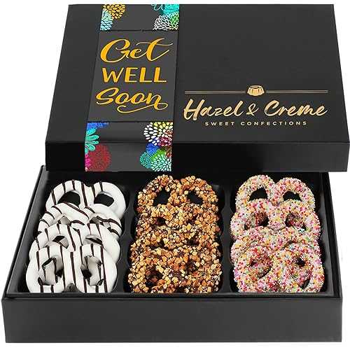 Hazel & Creme Gourmet Pretzels - Get Well Gift Box - Care Package Gift - Gourmet Food Present
