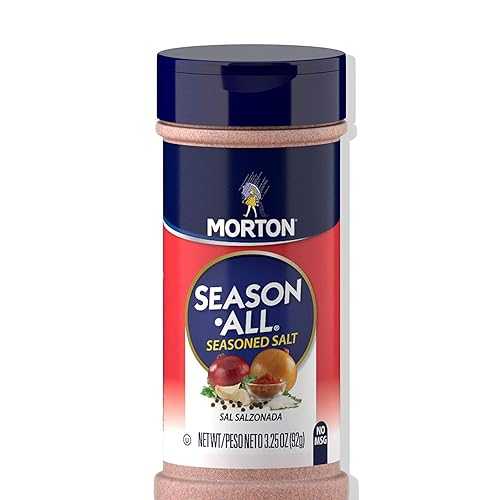 Morton Season-All Seasoned Salt, (3.25 oz), Seasonings and Spices for Cooking & Flavoring Morton..