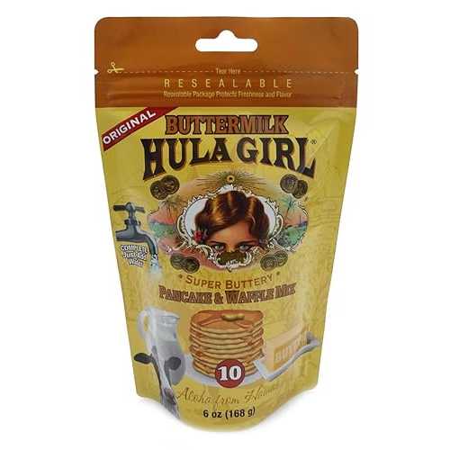 Hula Girl Original Buttermilk Pancake and Waffle Mix, 168 Gram