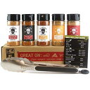 millhouse spice co. Gourmet Grilling Spices Gift Set for Guys, Dad, Men, BBQ Gri...