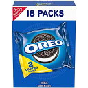 OREO チョコレートサンドクッキー、スナック 18 パック (1 パックあたり 2 クッキー) OREO Chocolate Sandwich Cookies, 18 Snack Packs (2 Cookies Per Pack)