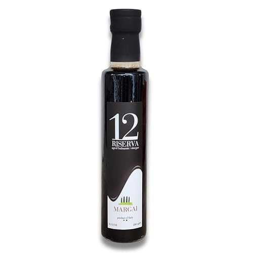 Margai Riserva Italian 12 Year Old Authentic Aged Balsamic Vinegar - Rich and Deep Flavor - All ..
