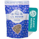 リル・バックス発芽そば粉生オーガニック、穀物不使用のグラノーラ (CACAO、1 パック) Lil Bucks Sprouted Buckwheat Groats Raw Organic, Grain-Free Granola (CACAO, 1 Pack)