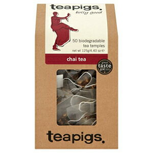 teapigs㥤ƥƥץ롢50 teapigs Chai Tea Temples, 50 Count