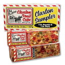 Claxton Fruit Cake Sampler – 2-1 Lb Loaves, Regular & Dark Recipe Duo, Ind...