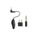 Shure EAADPT-KIT アダプター キット (1/4 インチ アダプター、エアライン アダプター、取り付け可能なボリューム コントロールを組み合わせたもの) Shure EAADPT-KIT Adapter Kit (Combines 1/4" Adapter, Airline Adapter, Attachable Volume Co