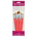 チューリップ 40778 ペイント ブラシ詰め合わせ、10 パック、マルチ 20 カウント Tulip 40778 Assorted t Brushes, 10 Pack, Multi 20 Count