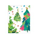 Caspari ブラッシュストローク ツリー ギフト エンクロージャ カード、封筒付き 20 枚 Caspari Brushstroke Trees Gift ...