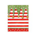 Caspari Stocking Stripe Gift Enclosure Cards, 20 with Envelopes
