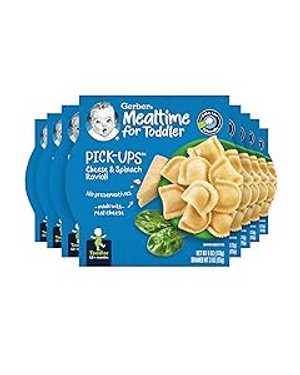 ガーバーピックアップ チーズとほうれん草のラビオリ、6オンス(8個パック) Gerber Pick-ups Cheese & Spinach Ravioli, 6 Ounce (Pack of 8) ガーバーピックアップ チーズとほうれん草のラビオリ、6オンス(8個パック) Gerber Pick-ups Cheese & Spinach Ravioli, 6 Ounce (Pack of 8)