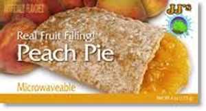 JJ's Bakery Lightly Glazed Snack Pies 4oz (Pack of 6) (Peach)