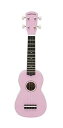 Omalha EMFPK ソプラノ ウクレレ、ピンク Omalha EMFPK Soprano Ukulele, Pink