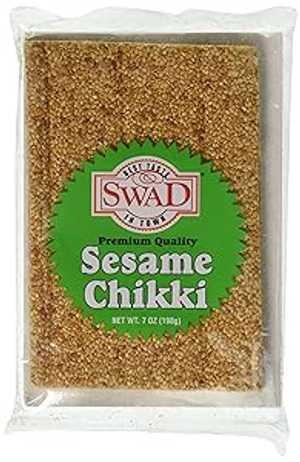 졼ȥХ åɥߥ7 Great Bazaar Swad Sesame Chikki, 7 Ounce
